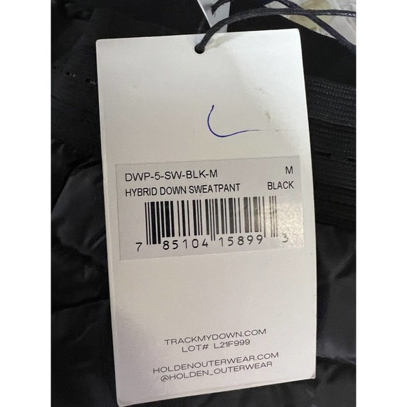 Holden Hybrid DownBlack Puffer Down Pants - Picture 10 of 12